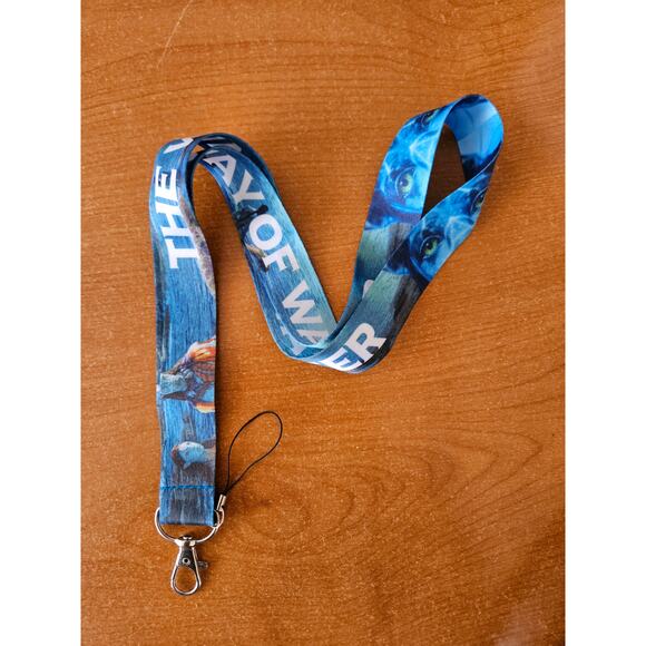 Popular Movie Avatar The Way of Water One Size Blue Lanyard Cell Phone Holder - Picture 1 of 6